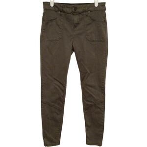 Lola Rae Women's Olive Green Skinny Stretch Pants Size 26 Casual Stylish Fit